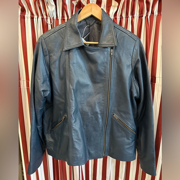 Dormeuil 💯% leather zip up jacket - Picture 4 of 7